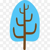 卡通清新创意小树-空若网 卡通清新创意小树-空若网