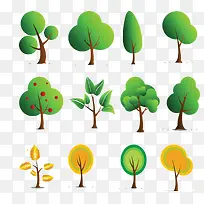 卡通树装饰-空若网 卡通树装饰-空若网