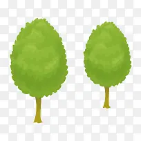 卡通清新小树-空若网 卡通清新小树-空若网