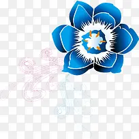 创意蓝花-空若网 创意蓝花-空若网