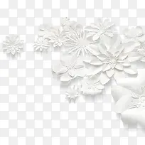 白色装饰花朵-空若网 白色装饰花朵-空若网