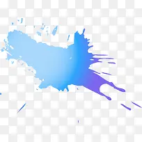 蓝色墨迹墨点-空若网 蓝色墨迹墨点-空若网