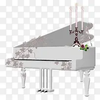 白色钢琴-空若网 白色钢琴-空若网