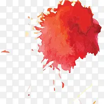 红色墨迹-空若网 红色墨迹-空若网