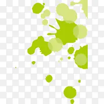 绿色清新墨点-空若网 绿色清新墨点-空若网