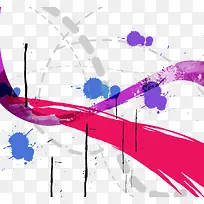 彩色墨迹-空若网 彩色墨迹-空若网