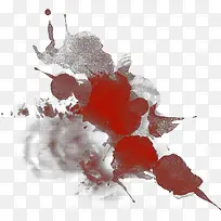 红色墨点墨迹-空若网 红色墨点墨迹-空若网
