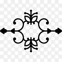 花艺设计与对称图标-空若网 花艺设计与对称图标-空若网