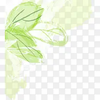 绿色墨迹花纹-空若网 绿色墨迹花纹-空若网