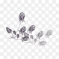 卡通手绘玫瑰花-空若网 卡通手绘玫瑰花-空若网