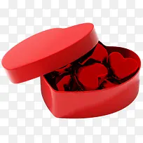 红色心形礼盒-空若网 红色心形礼盒-空若网