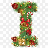 数字字母 礼盒装饰 字母I-空若网 数字字母 礼盒装饰 字母I-空若网