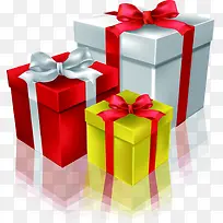 手绘彩色礼盒装饰-空若网 手绘彩色礼盒装饰-空若网