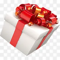 白色礼物盒装饰-空若网 白色礼物盒装饰-空若网