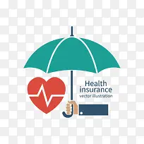 矢量伞和心-空若网 矢量伞和心-空若网