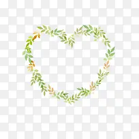 树叶爱心-空若网 树叶爱心-空若网