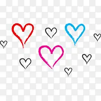 手绘爱心-空若网 手绘爱心-空若网