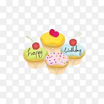 卡通生日小蛋糕-空若网 卡通生日小蛋糕-空若网