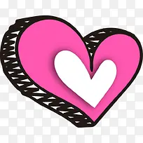 立体情人节爱心元素-空若网 立体情人节爱心元素-空若网