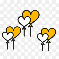 爱心气球图标-空若网 爱心气球图标-空若网