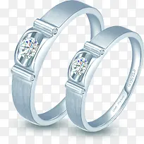 银色对戒素材-空若网 银色对戒素材-空若网