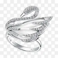 施华洛世奇首饰白天鹅宝石戒指-空若网 施华洛世奇首饰白天鹅宝石戒指-空若网