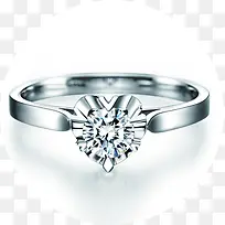 钻石爱心戒指婚戒-空若网 钻石爱心戒指婚戒-空若网