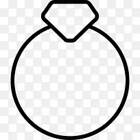 钻石戒指图标-空若网 钻石戒指图标-空若网