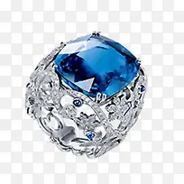 蓝色宝石戒指-空若网 蓝色宝石戒指-空若网
