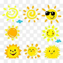 卡通太阳的集合-空若网 卡通太阳的集合-空若网