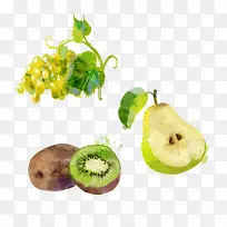 手绘水果水彩-空若网 手绘水果水彩-空若网