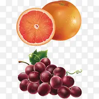 橘子葡萄水果-空若网 橘子葡萄水果-空若网