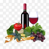 葡萄酒与水果-空若网 葡萄酒与水果-空若网