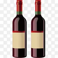 红酒瓶png矢量素材-空若网 红酒瓶png矢量素材-空若网