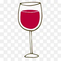 手绘红酒-空若网 手绘红酒-空若网