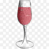 手绘酒杯-空若网 手绘酒杯-空若网