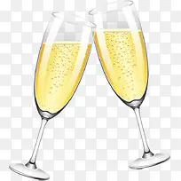 两杯香槟酒-空若网 两杯香槟酒-空若网