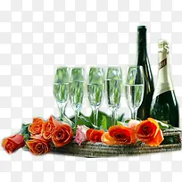 橙花酒杯-空若网 橙花酒杯-空若网