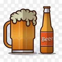 矢量啤酒瓶-空若网 矢量啤酒瓶-空若网
