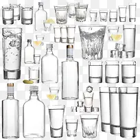 瓶子杯子素材-空若网 瓶子杯子素材-空若网