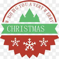 圣诞快乐标签矢量-空若网 圣诞快乐标签矢量-空若网