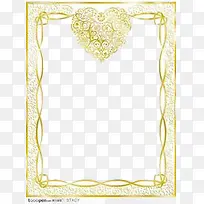 优雅爱心边框-空若网 优雅爱心边框-空若网