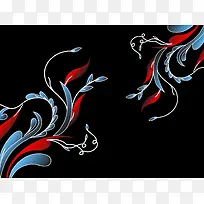 装饰花纹背景-空若网 装饰花纹背景-空若网