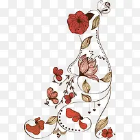 矢量手绘花纹-空若网 矢量手绘花纹-空若网