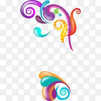 彩色缤纷抽象花纹-空若网 彩色缤纷抽象花纹-空若网