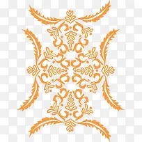 时尚橙色花纹图案-空若网 时尚橙色花纹图案-空若网