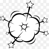 卡通手绘爆炸云对话框-空若网 卡通手绘爆炸云对话框-空若网