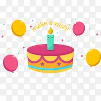 可爱粉色生日蛋糕-空若网 可爱粉色生日蛋糕-空若网