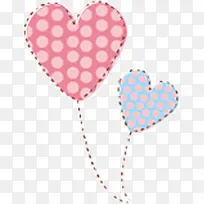 爱心 红色 蓝色 爱心气球-空若网 爱心 红色 蓝色 爱心气球-空若网