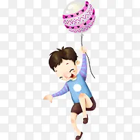 手绘粉色爱心花纹气球-空若网 手绘粉色爱心花纹气球-空若网